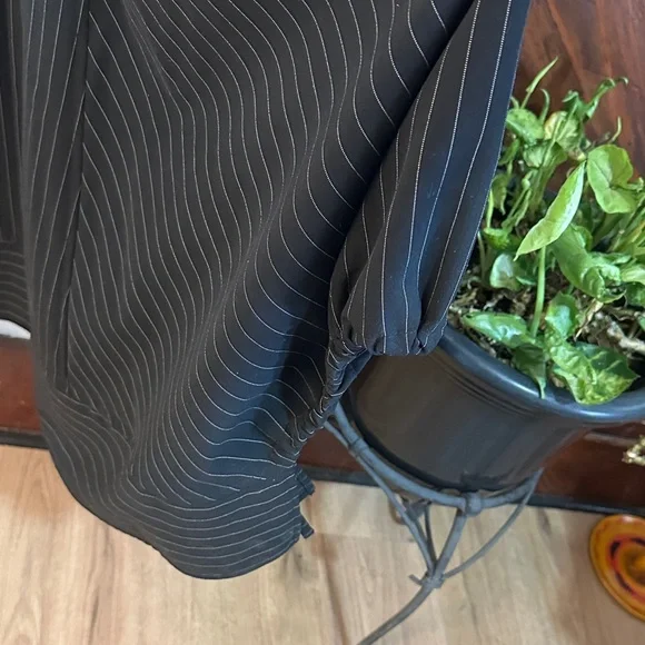 Hanna for la journee UNIQUE pin striped midi/maxi dress - Picture 7 of 9